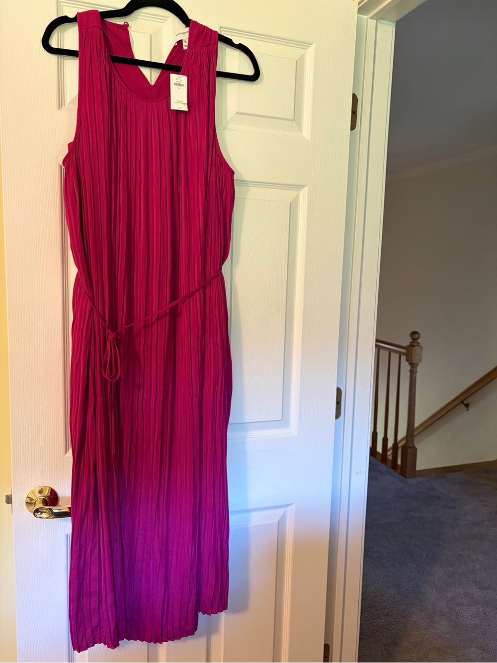 Banana Republic silk pleated dress nwt